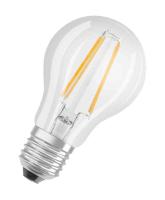 LED-lampe, Normal/Classic A, klar, dimbar, GLOWdim, Osram